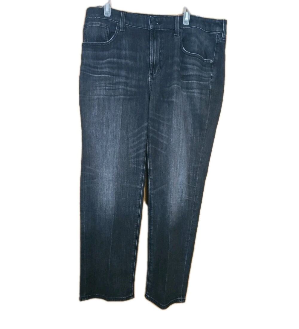 Boyfriend Ankle Chico’s Jeans Women's 14R 2.5R Dark Denim